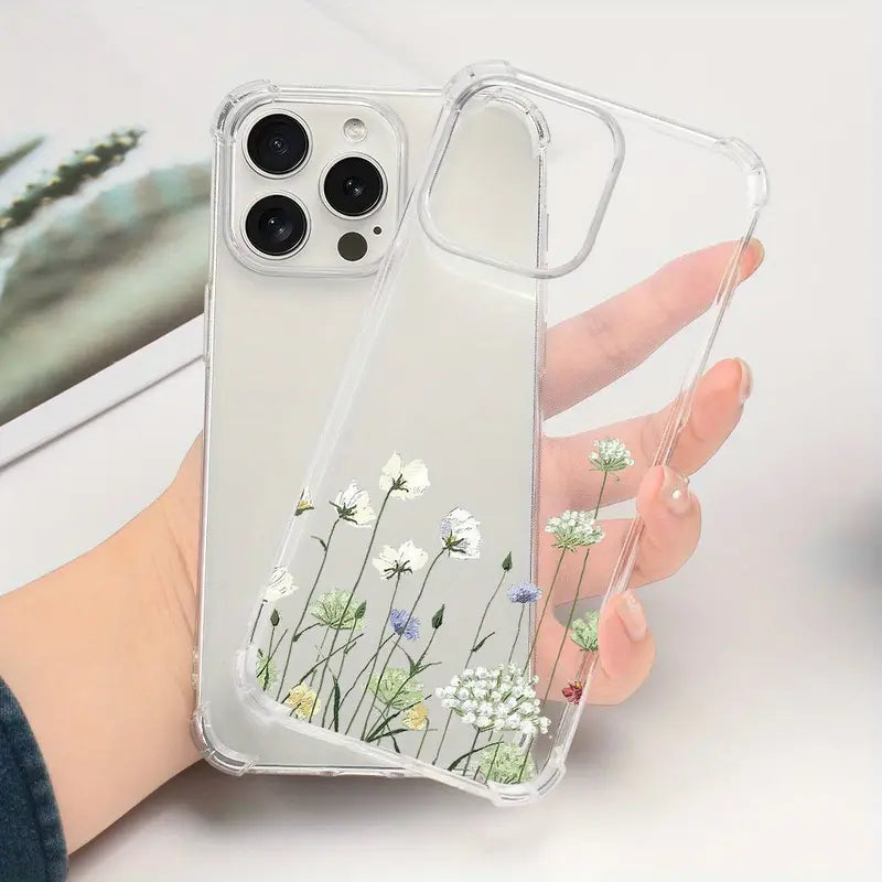 Cute Flower Shockproof Customise PNG Case.