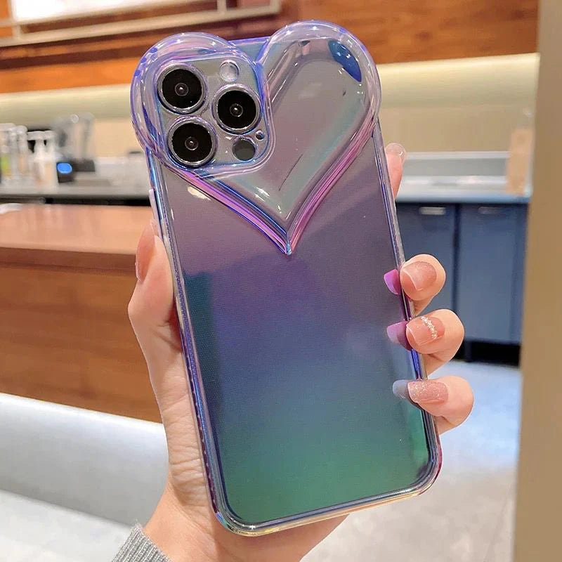 3D Holographic Heart Case