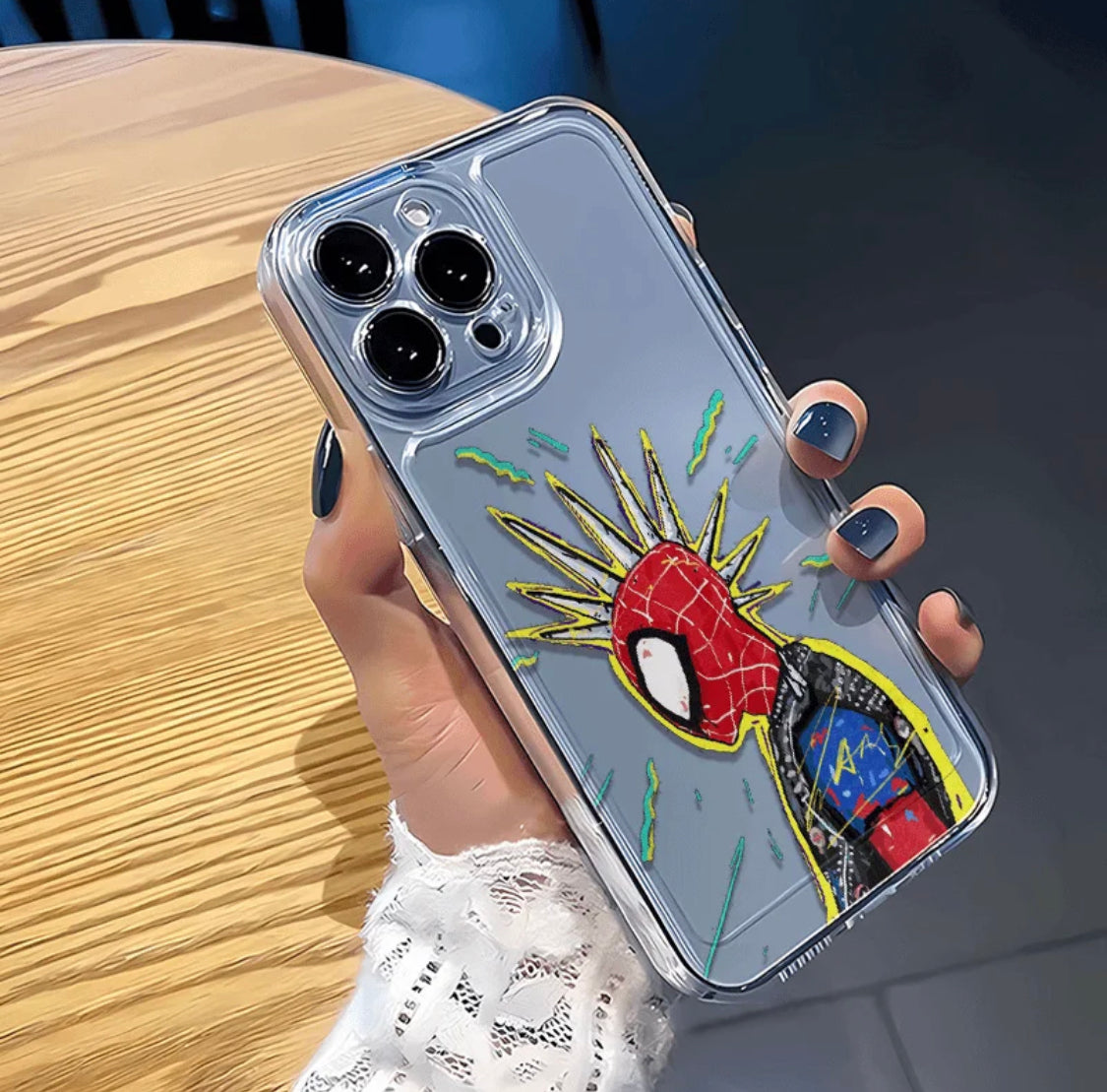 Spiderman Printed Customise PNG Case