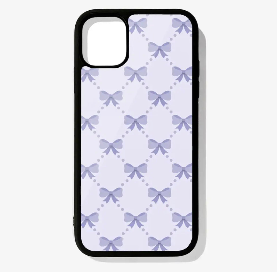 Purple Ribbon Pattern 2D Case
