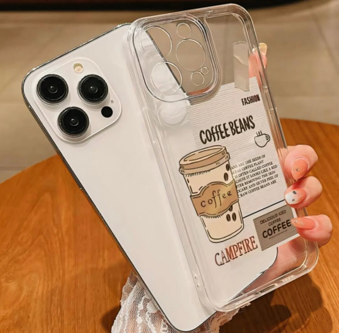 Coffee Beans Customise PNG Case.