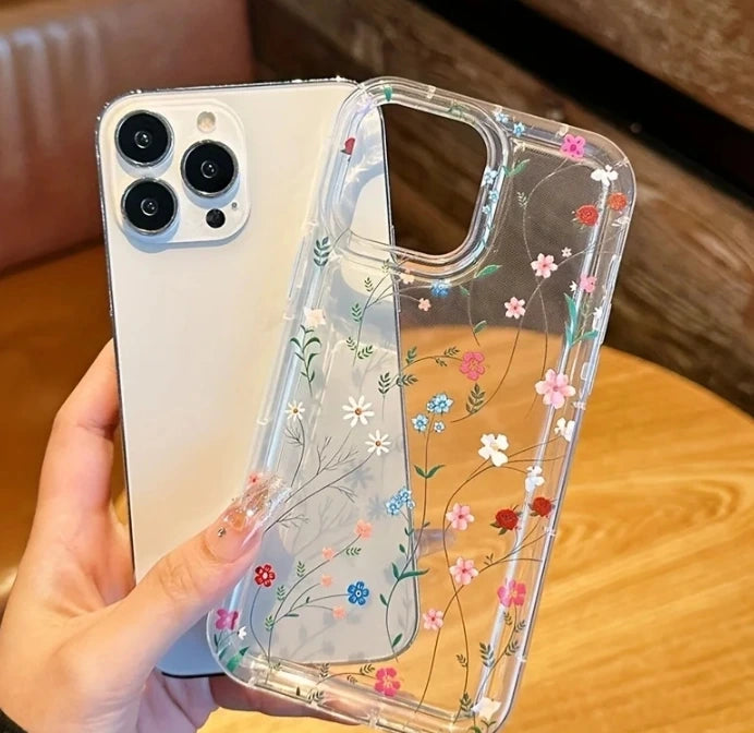 Flower Printed Customise PNG Case