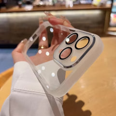 Premium Camera Lens Protection Silicone Case for iPhone