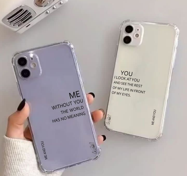 Me & You Couple Customise PNG Case.