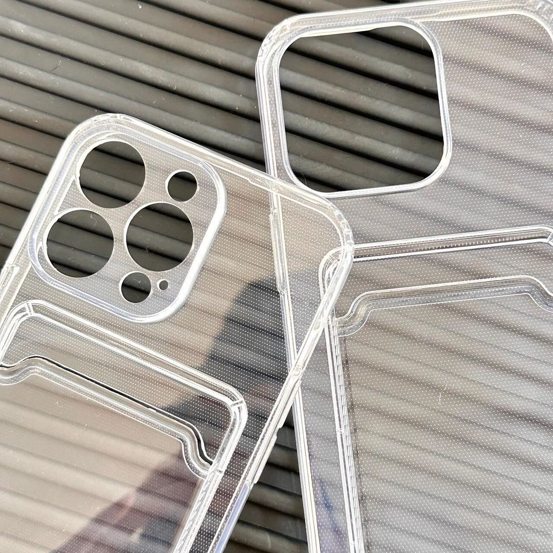 Card holder transparent wallet case