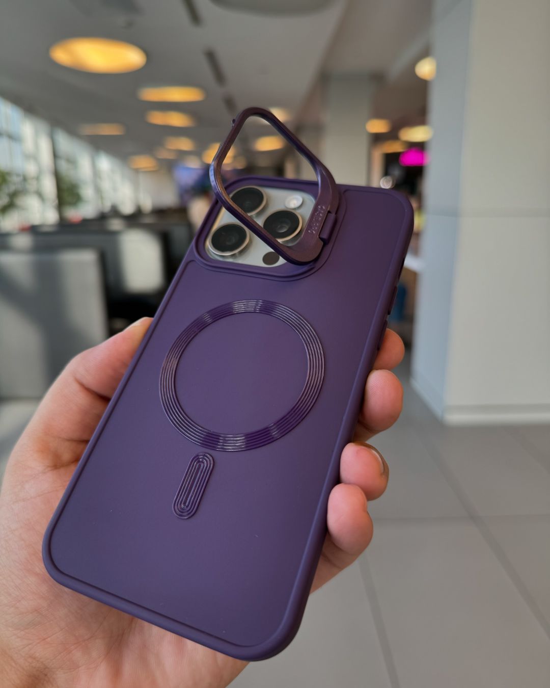 Magsafe Magnetic camera Bracket Case for iPhone