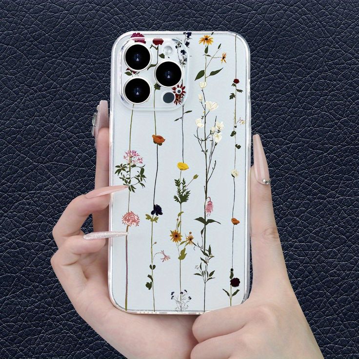 Creative Flower Shockproof Customise PNG Case.