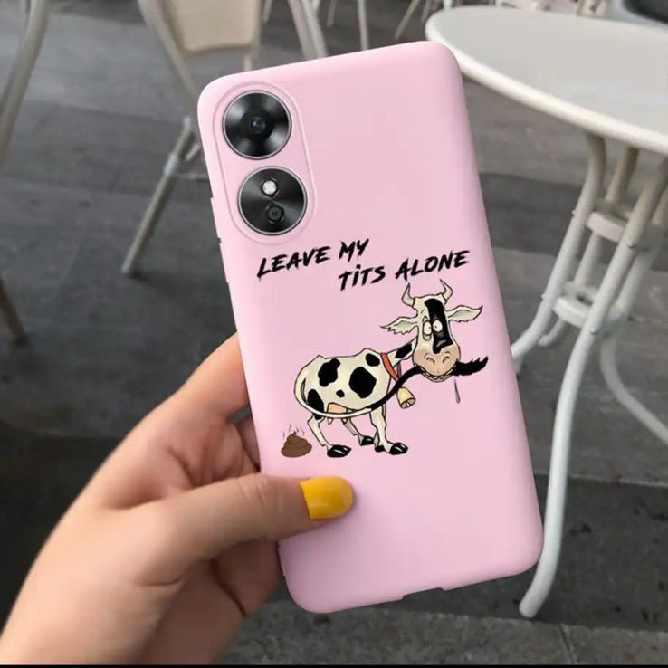 Leave My Tits Alone Cow Case