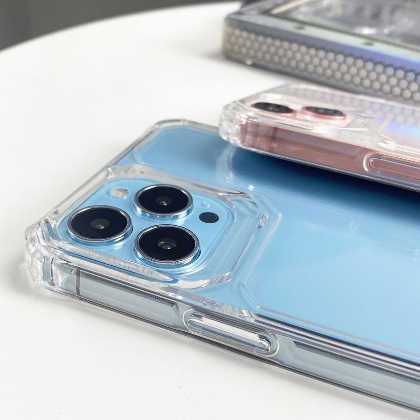"ATouchBo SlimGuard: The Thinnest Burst-Proof Case for iPhone - Unmatched Shock Resistance in a Sleek, Crystal-Clear Design!"