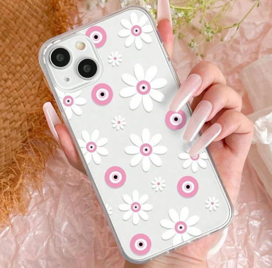 Pink Flowers Customised PNG Cases