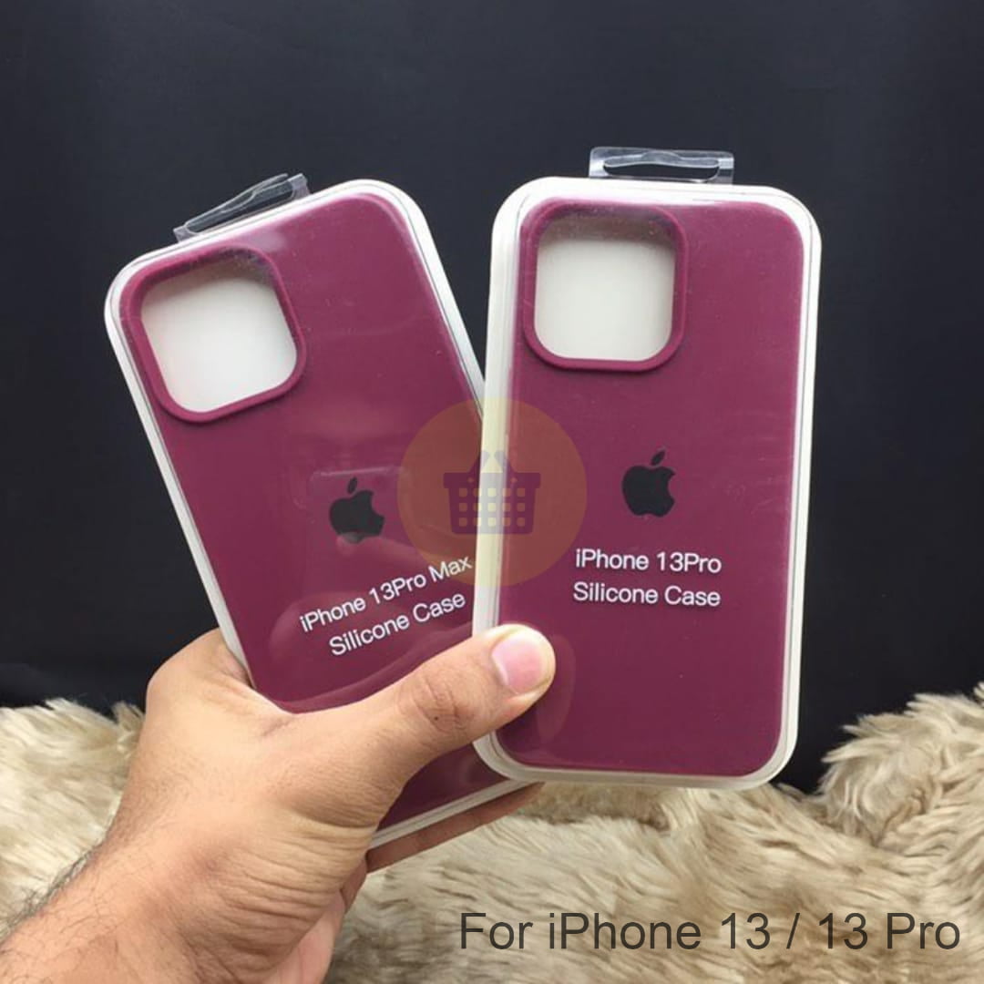 APPLE iPhone Silicone Logo Case With Fiber Padding Black Blue Green Pink Lilac Plum Maroon