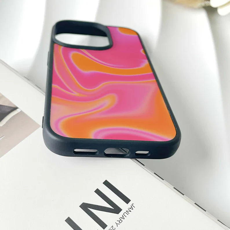 Pink Orange Fusion Printed Phone Case for all Models