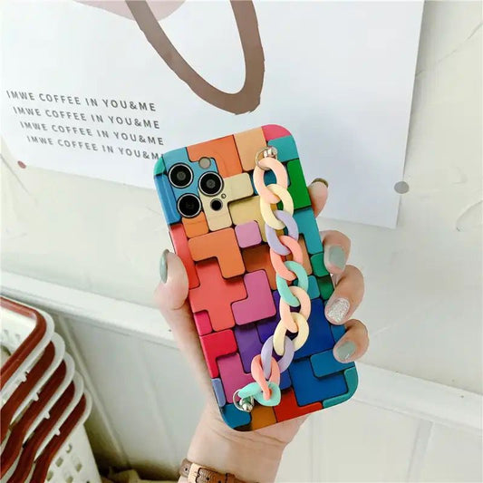 Color Patterns Chain Case