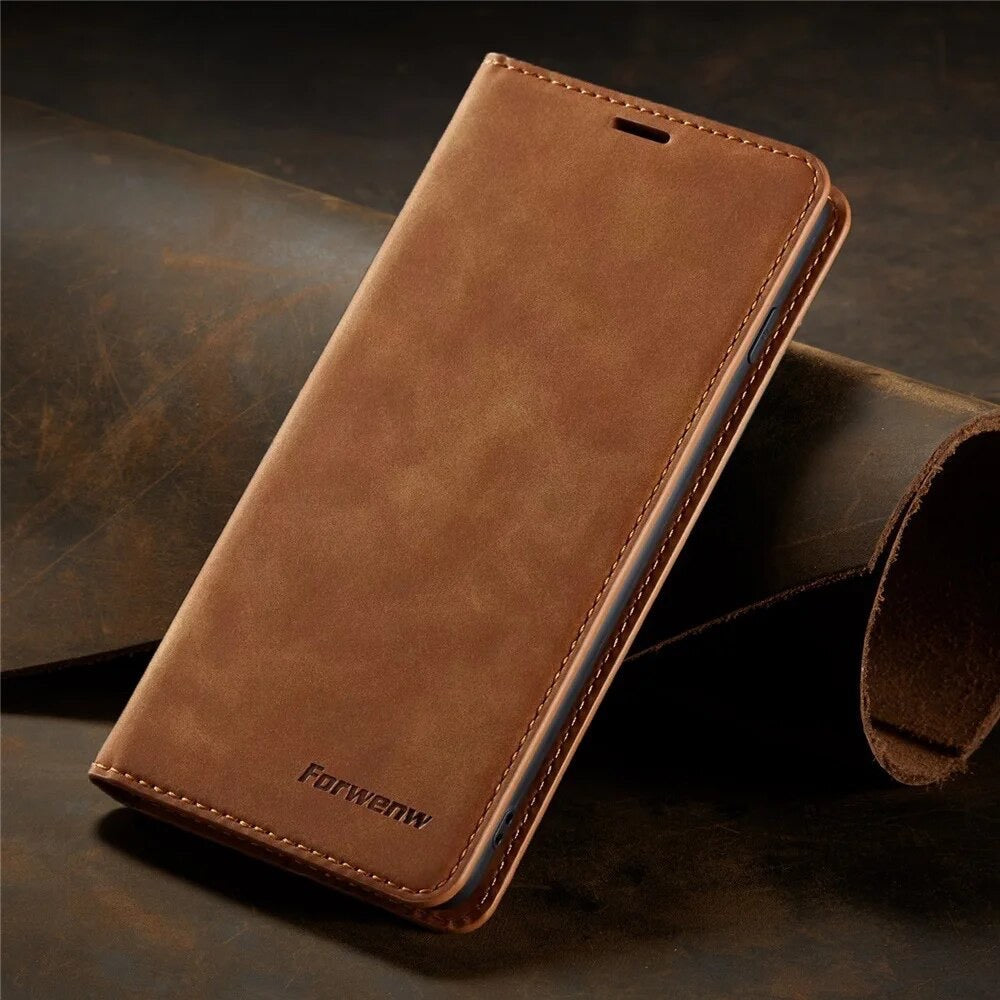 Rich Boss Original Leather Business Wallet Style Book Cover Brown Color