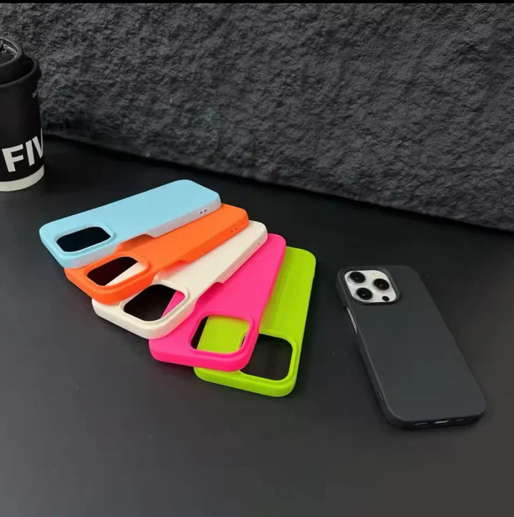 Summer Neon Silicone Soft Case for iPhone