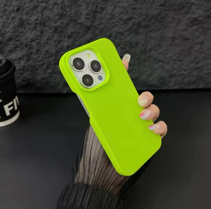 Summer Neon Silicone Soft Case for iPhone