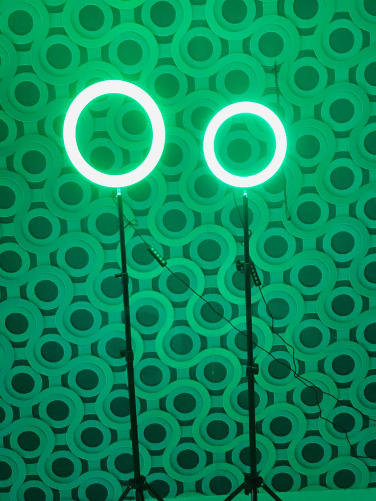 26cm/33cm RGB Ring Light With 7 ft Tripod Phone Clip Selfie Colorful Photography Lighting for TikTok Vlogging Short Video YouTube Live