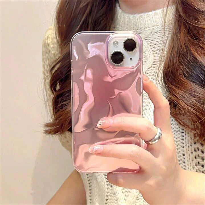 Cherry Holographic Premium Cases For IPhone Models