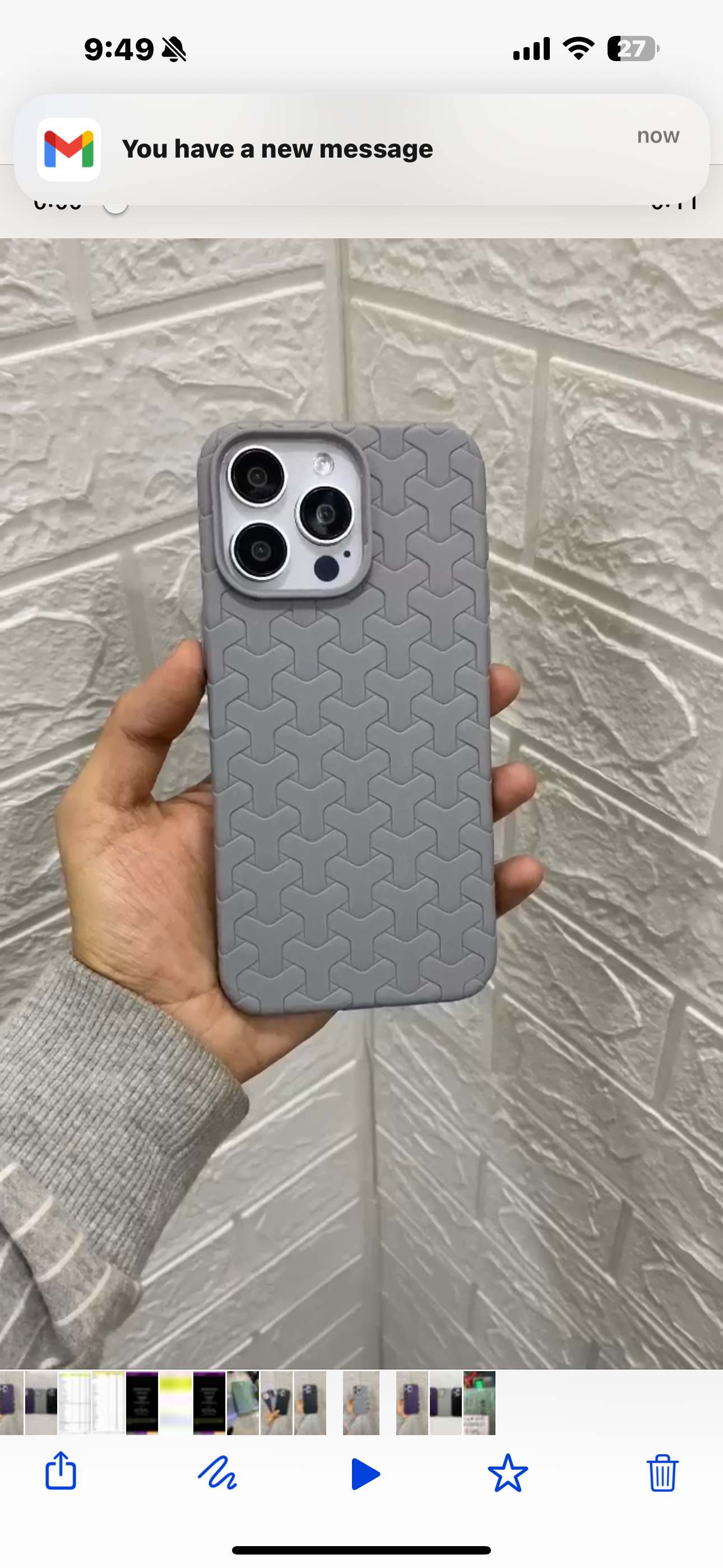 Soft Woven Trendy Super Quality Case