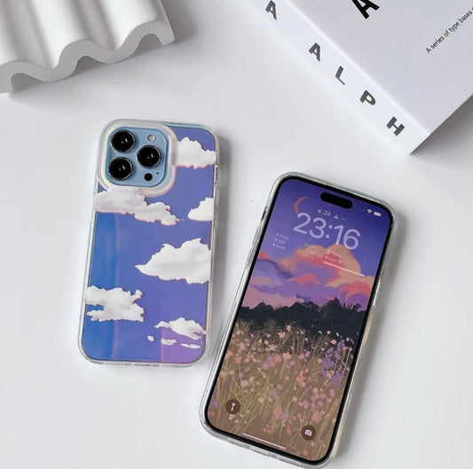Cloud Holographic Case For IPhone