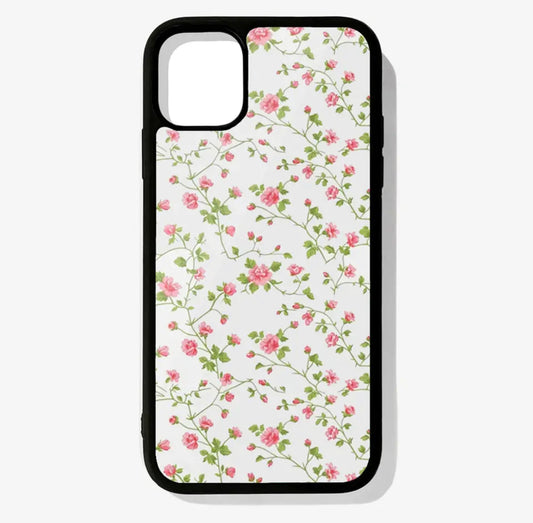 White Floral 2D Case