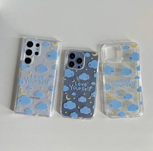 Clouds Printed Customise PNG Case