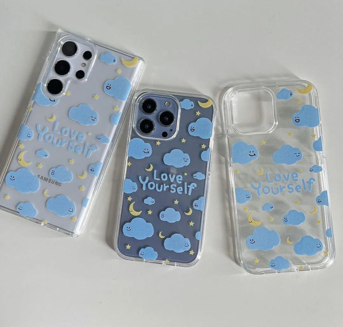 Clouds Printed Customise PNG Case