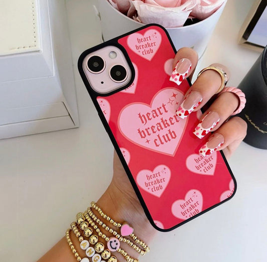 Pink Heart 2D Case