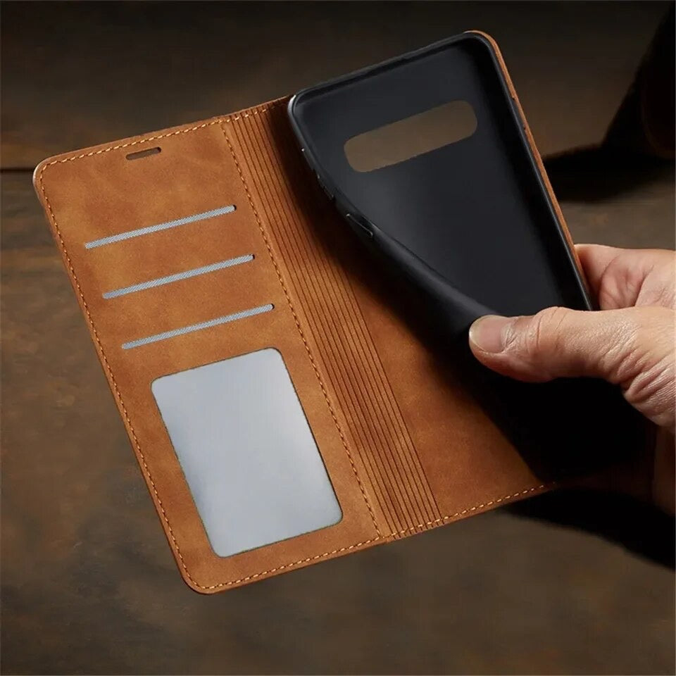 Rich Boss Original Leather Business Wallet Style Book Cover Brown Color
