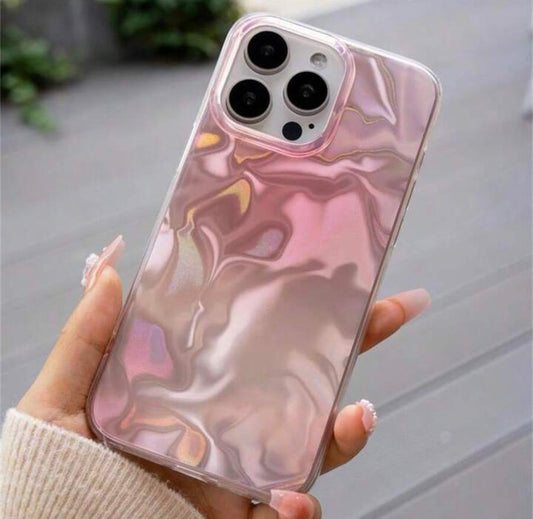 Premium Quality Pink Holographic Case