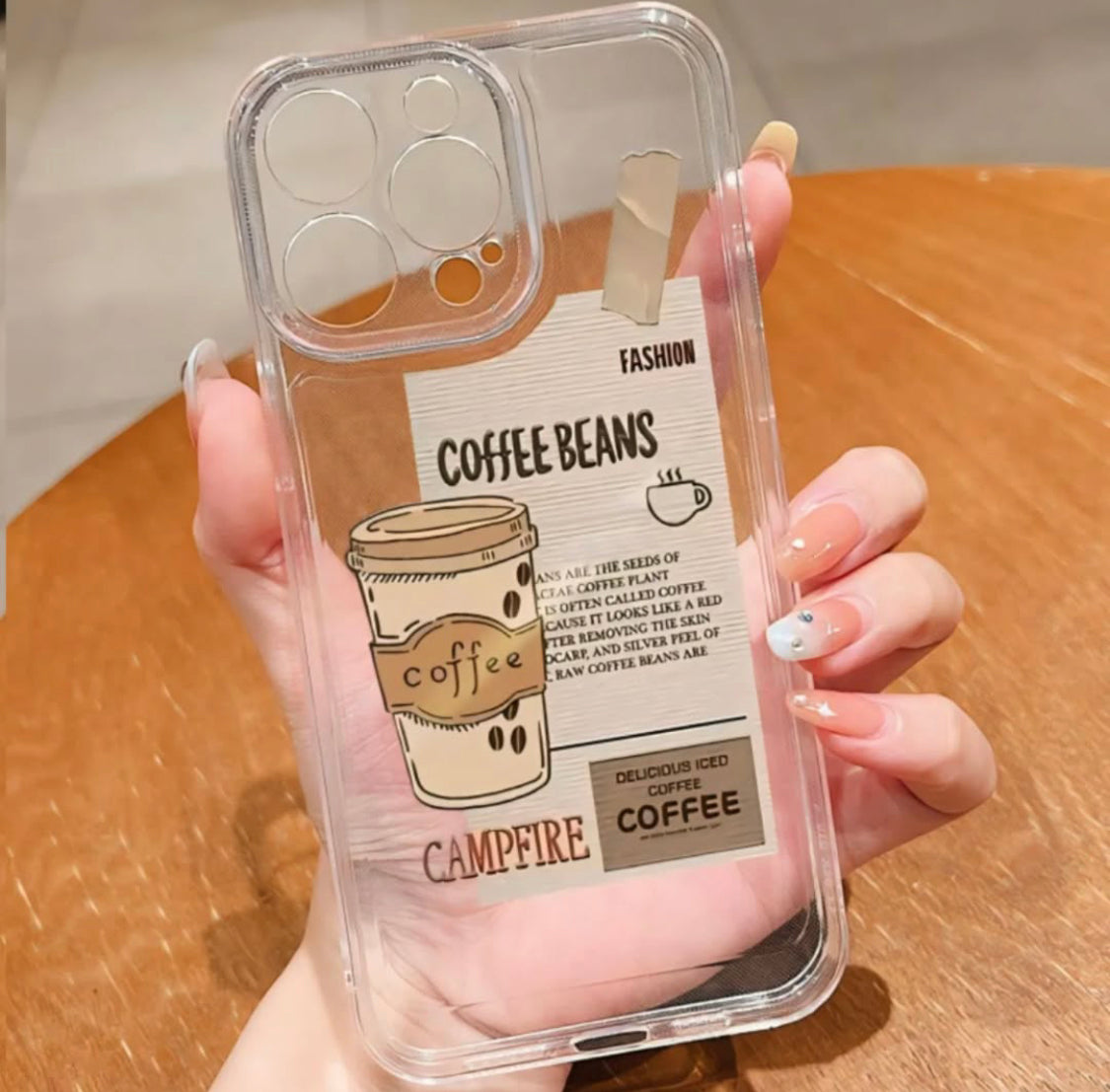 Coffee Beans Customise PNG Case.