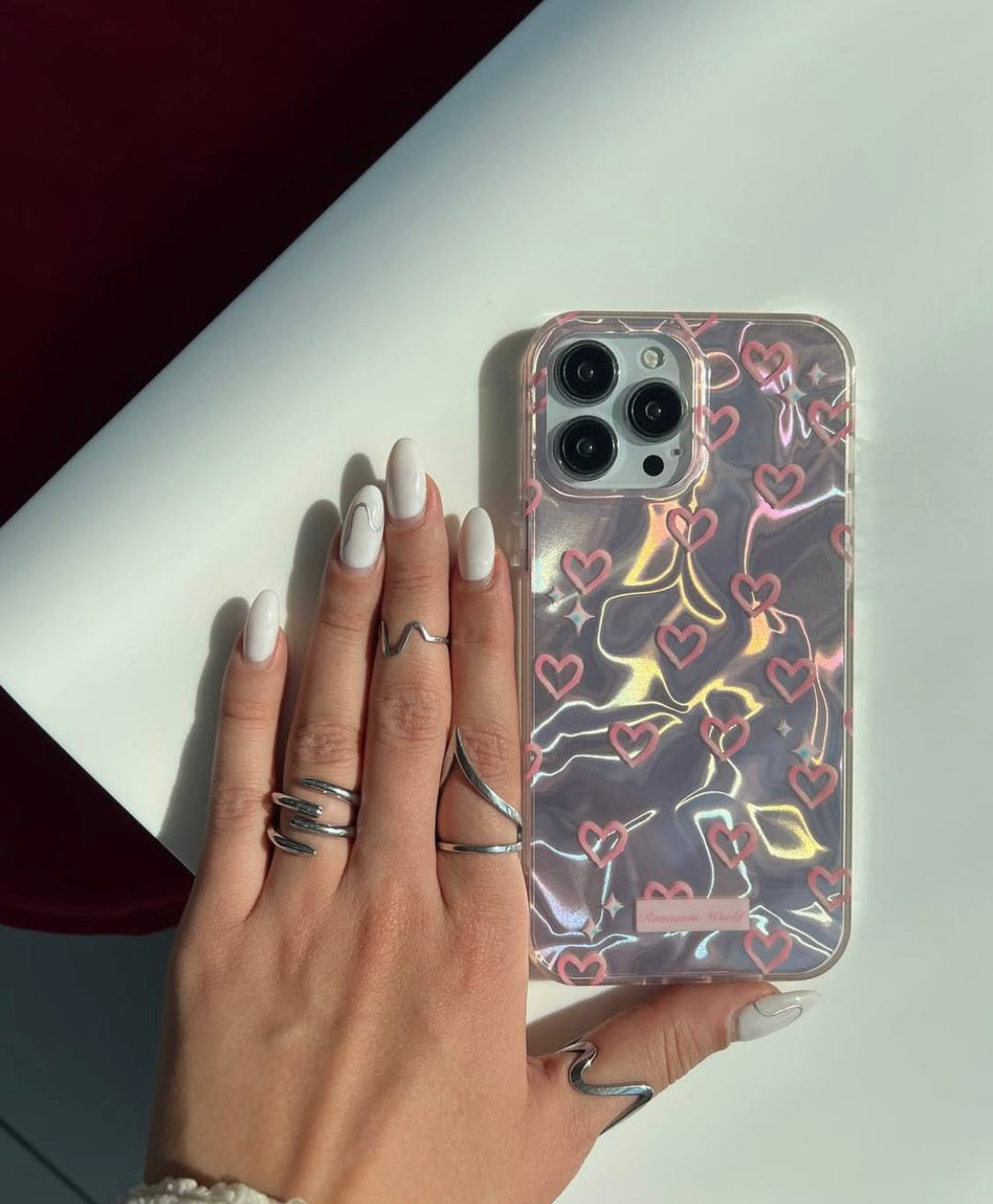 Premium Quality Heart Gradient Case