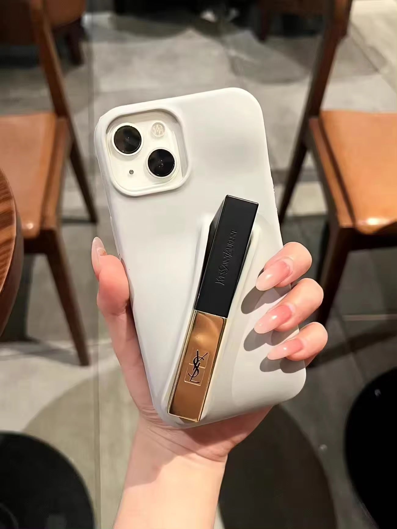 Lip Gloss Holder Case for iPhone 14 pro Max