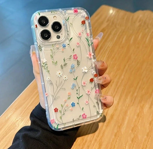 Flower Printed Customise PNG Case