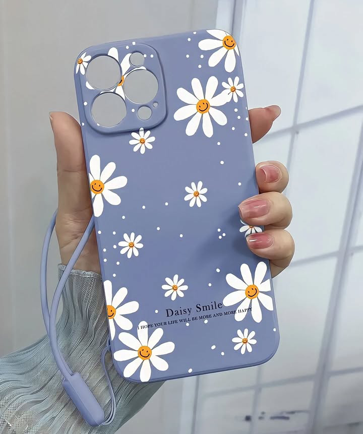 Daisy Flower Printed Customise PNG Case