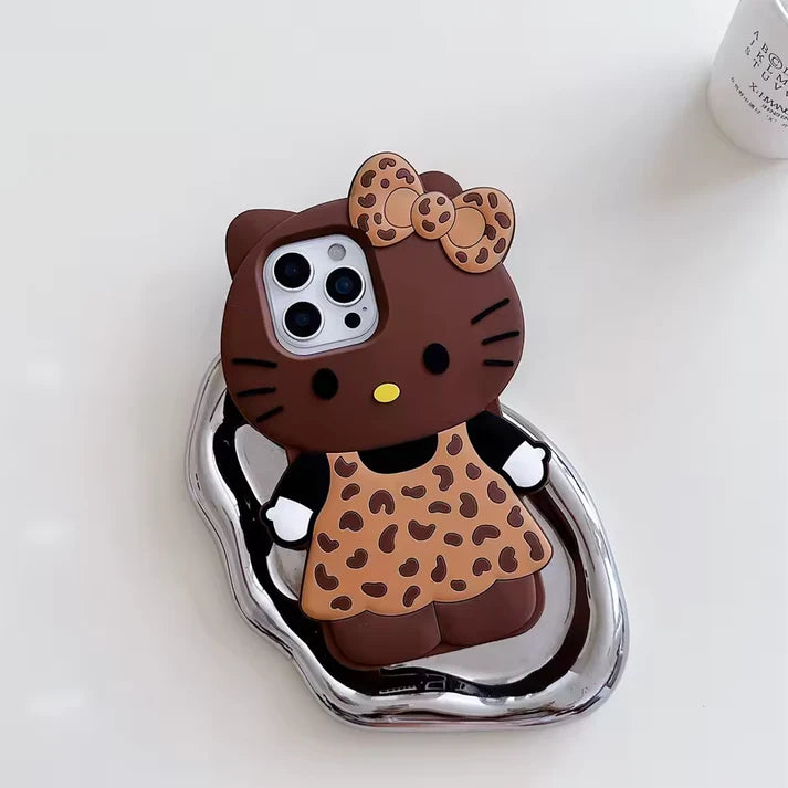 Cute 3D Kitty Bow Case (New)