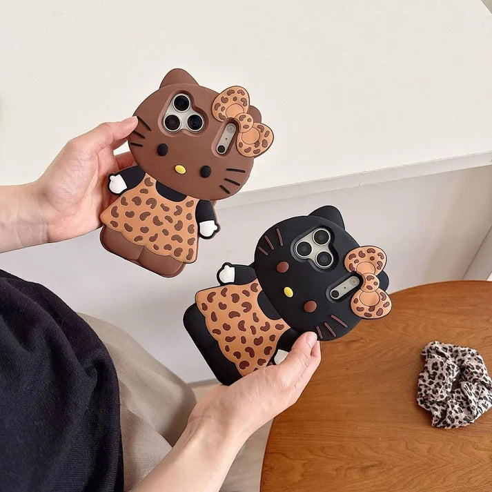 Cute 3D Kitty Bow Case (New)