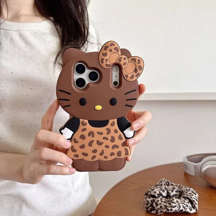 Cute 3D Kitty Bow Case (New)