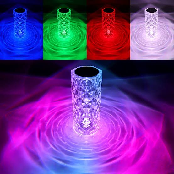 16 Color RGB Crytal Diamond Lamp