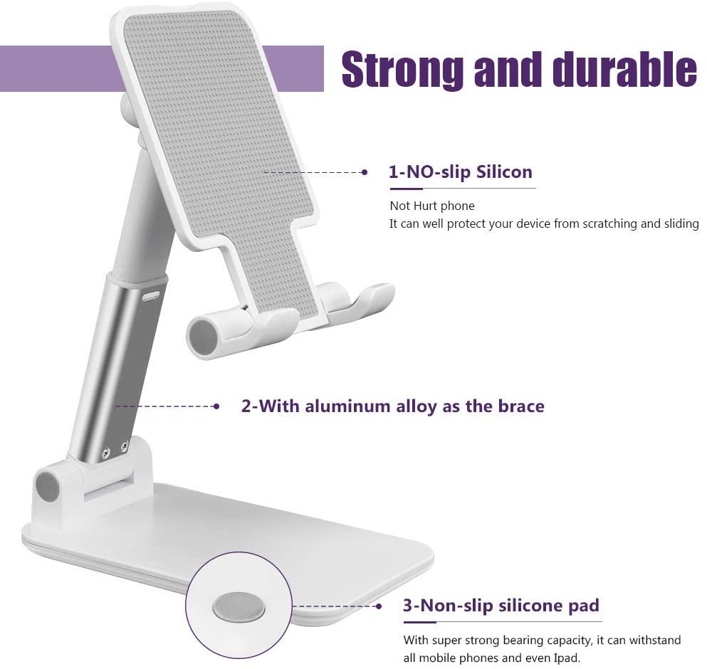 Universal Desktop Mobile Phone Holder Stand for IPhone IPad Adjustable Tablet Foldable Table Cell Phone Desk Stand Holder