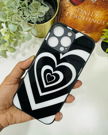 Black Hearts 2D Glossy Case