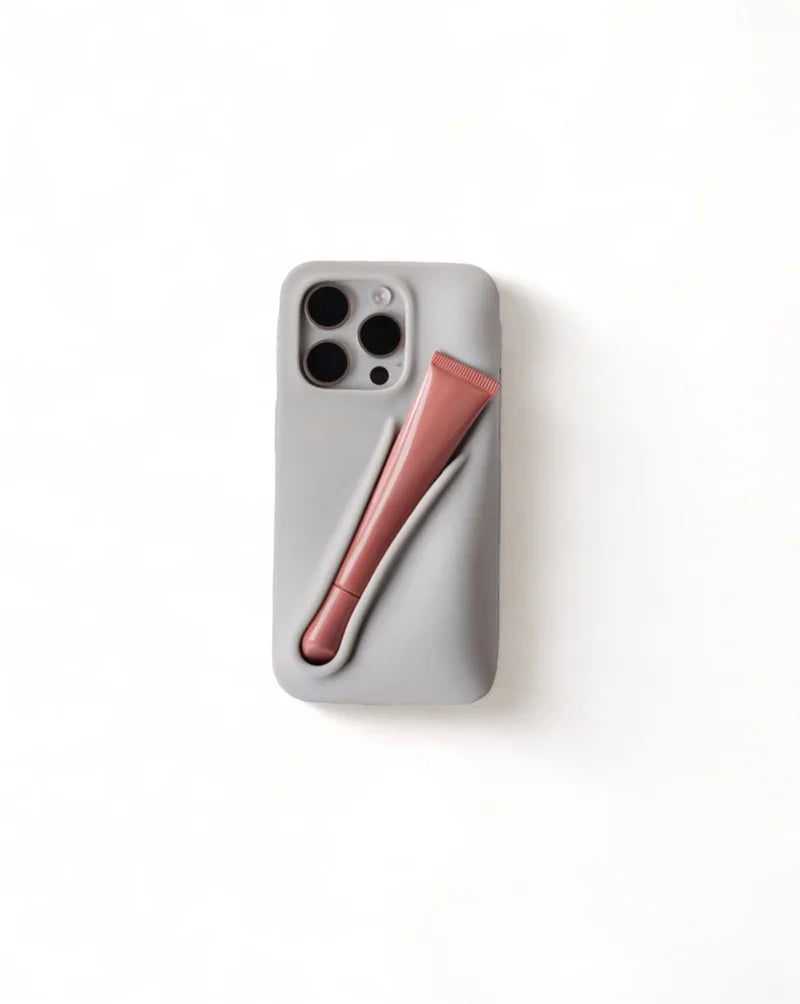 Lip Gloss Holder Case for iPhone 15 Pro