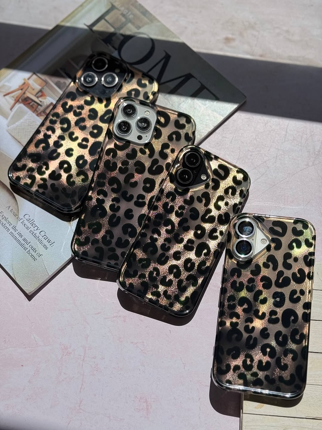 ✨ Leopard Gradient Phone Case – Stylish, Bold & Protective ✨