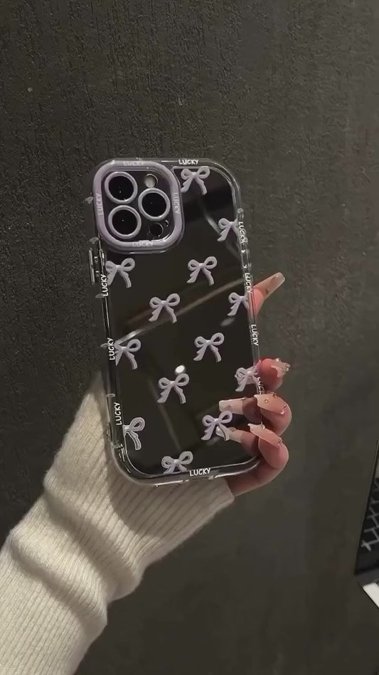 Say hello to your new obsession: The Mirror Bow Case! 🎀✨ A flawless reflection of your phone - and your style. Ready to shine