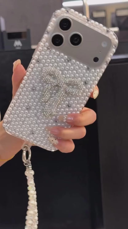 ✨ Luxury Pearl Bow Phone Case ✨