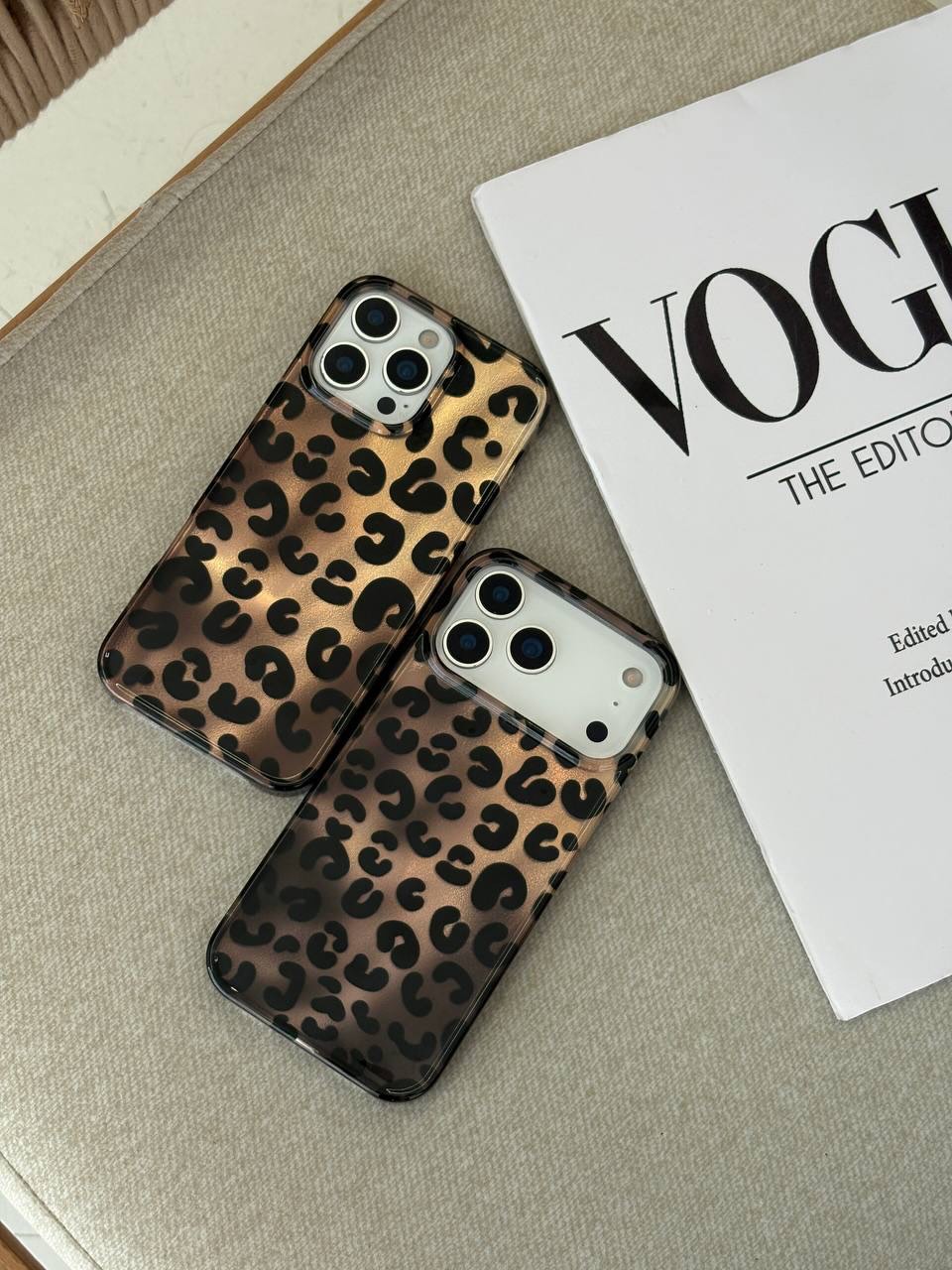 ✨ Leopard Gradient Phone Case – Stylish, Bold & Protective ✨
