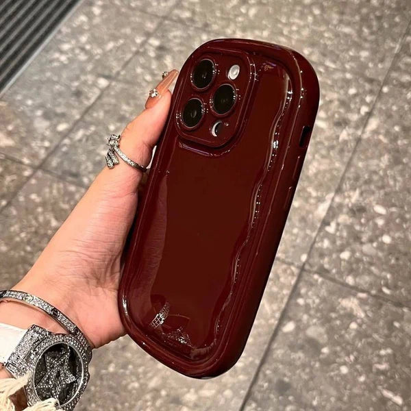 New Puff Burgundy Phone Case
