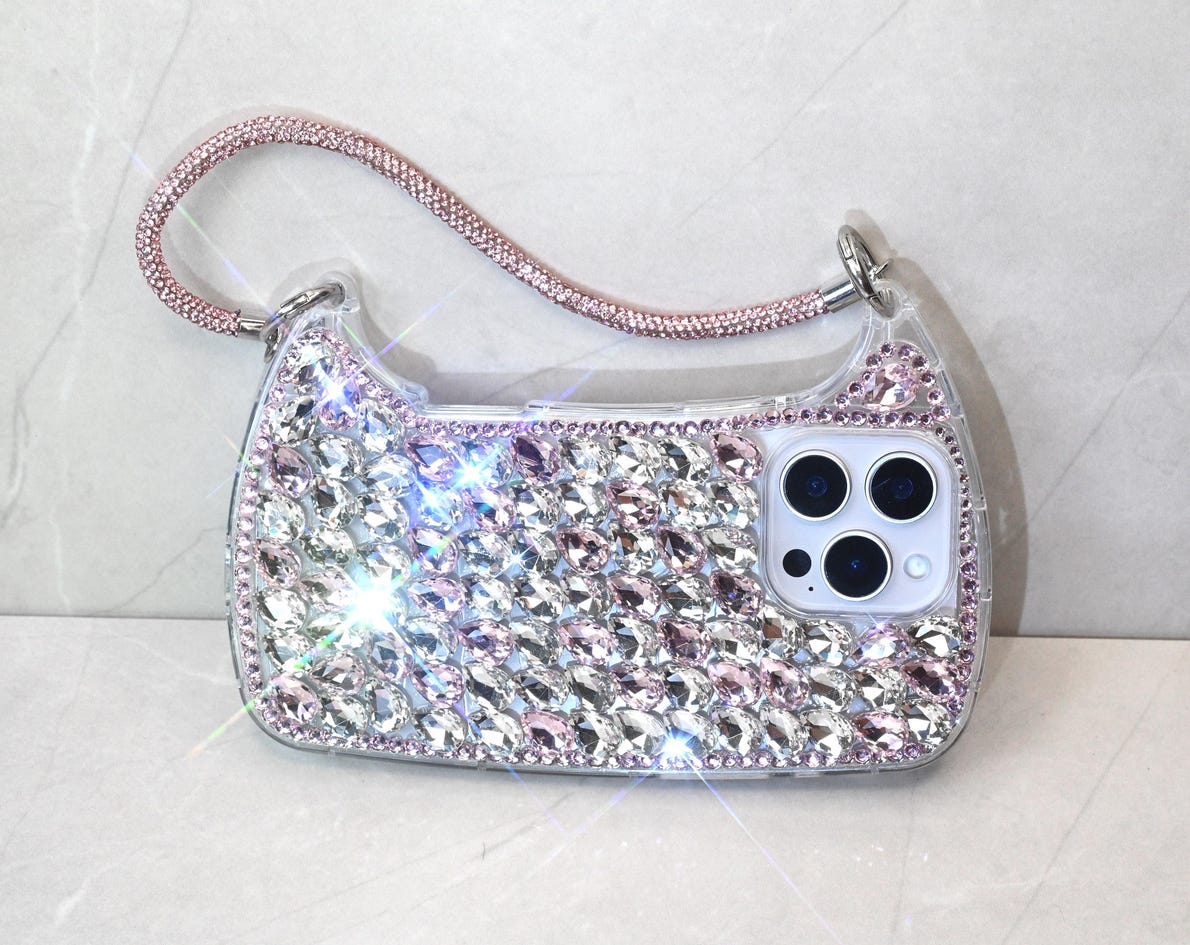 Luxury Crystal Handbag Phone Case