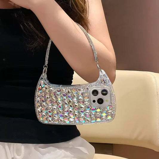 Luxury Crystal Handbag Phone Case