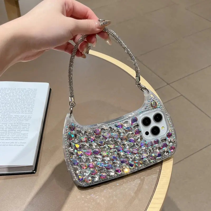 Luxury Crystal Handbag Phone Case